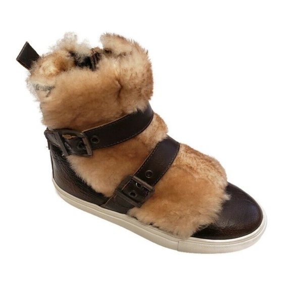 Luxe De Leon Shoes - Luxe De Leon Monterrey Bronze Nubuck Leather Ankle Boots Size 9 Brown L109W-275